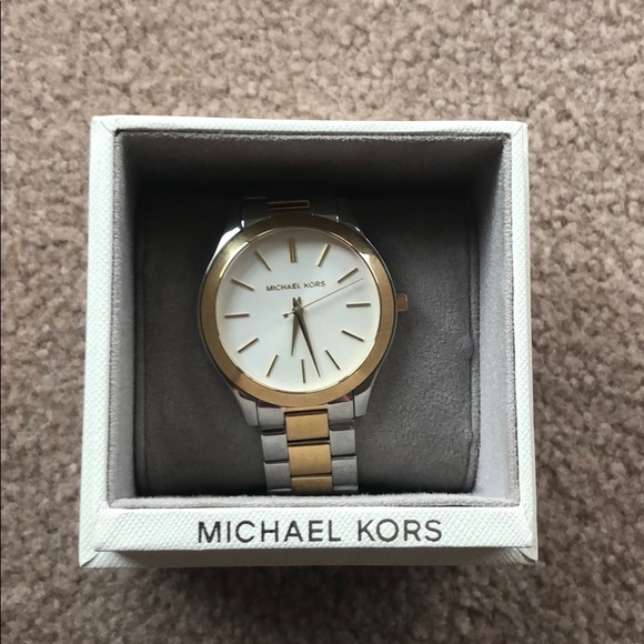 MK gold and silver watch - Picture 1 of 3